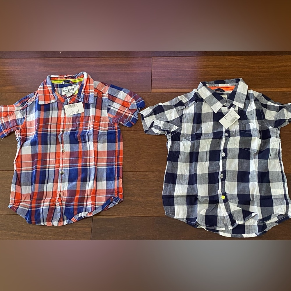 NWT childrens place boys short sleeve shirt size 3t